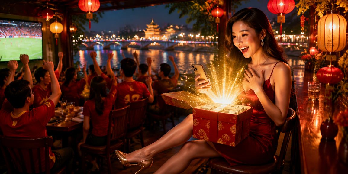 Người dùng tại Huế xem casino mobile trong không khí lễ hội Tết